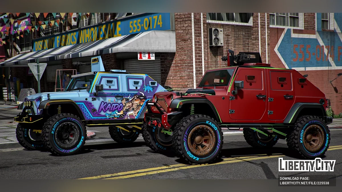 Jeep Kaido Armor [55+ Tuning Parts] / GTA 5