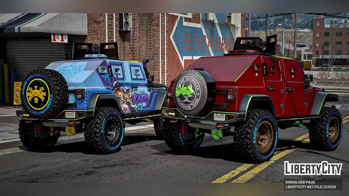 Jeep Kaido Armor [55+ Tuning Parts] / GTA 5