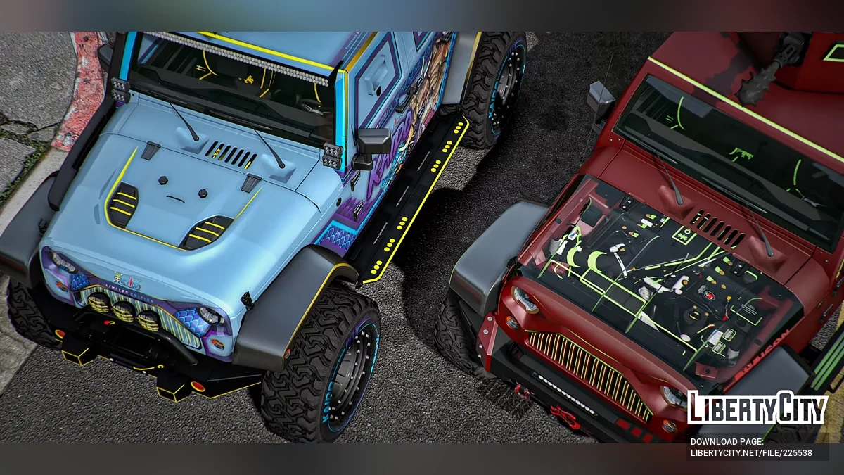 Jeep Kaido Armor [55+ Tuning Parts] / GTA 5