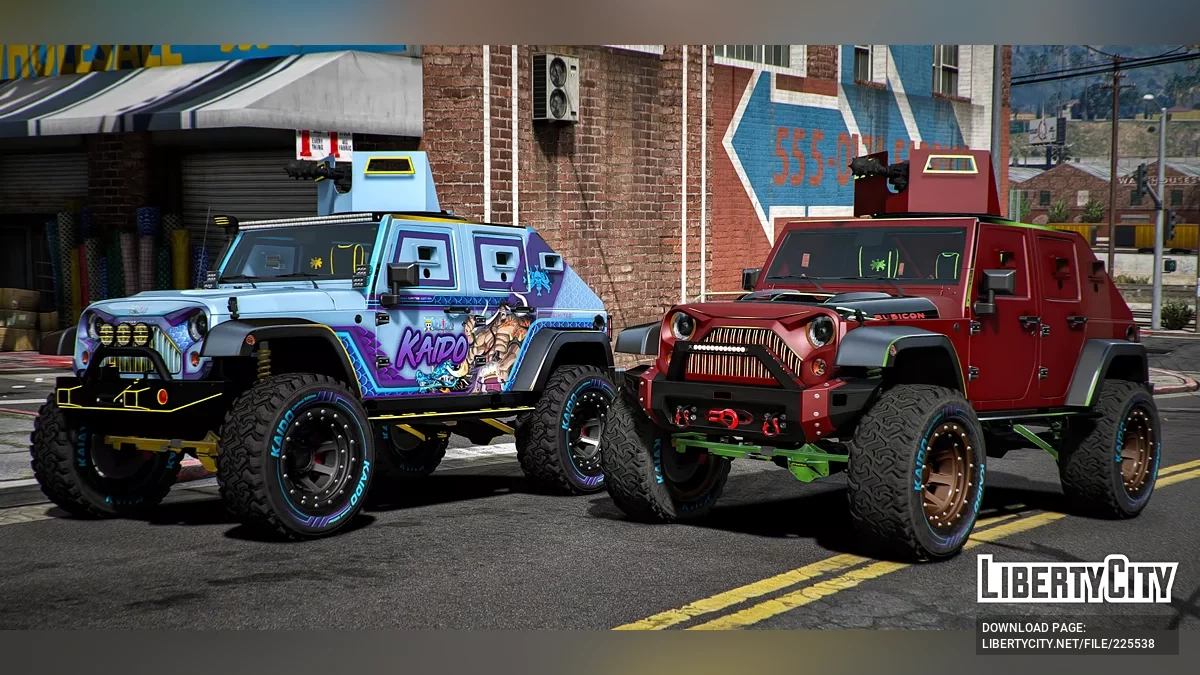 Jeep Kaido Armor [55+ Tuning Parts] / GTA 5
