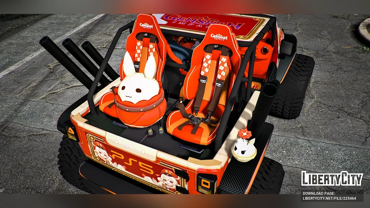 Jeep Trailcat PlayStation 5 Genshin Impact / GTA 5