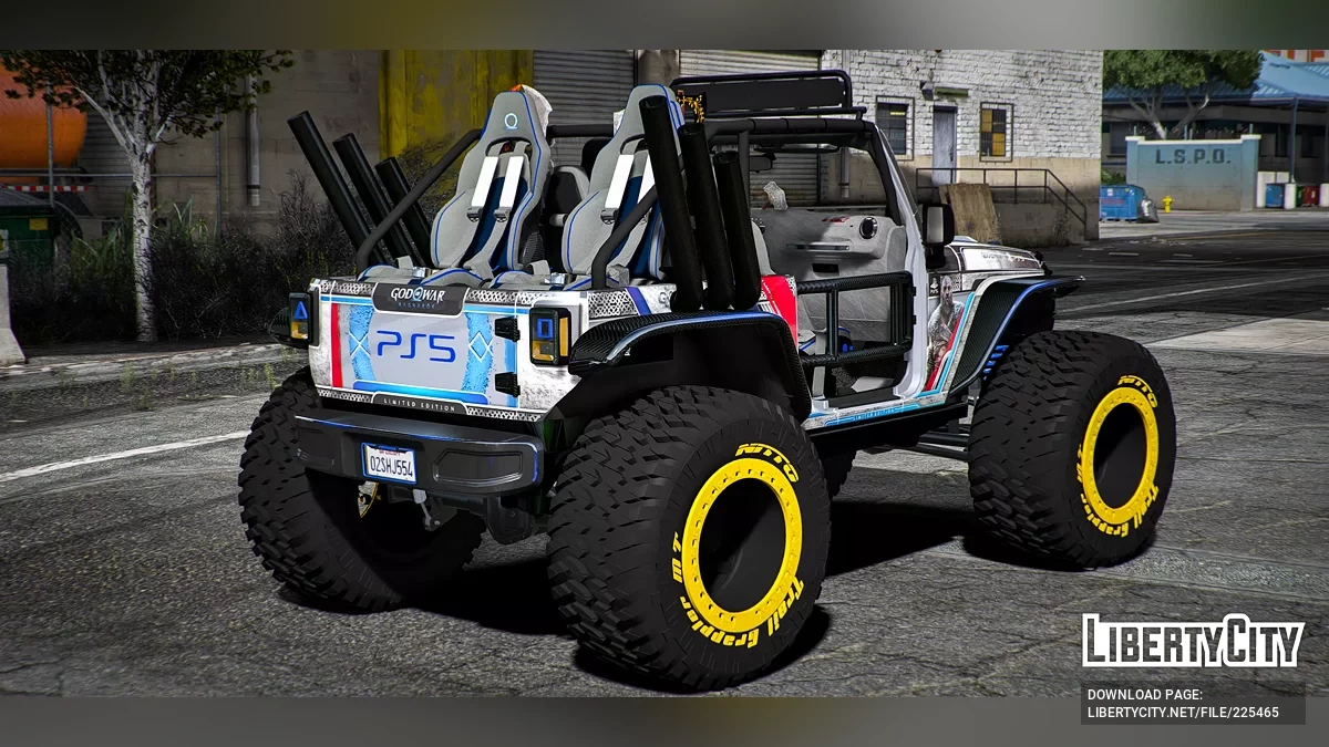 Jeep Trailcat PlayStation 5 God of War / GTA 5