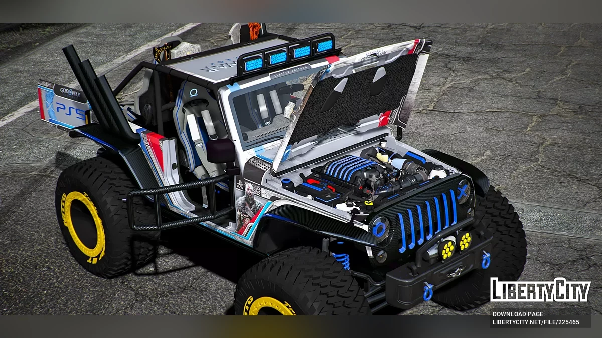 Jeep Trailcat PlayStation 5 God of War / GTA 5