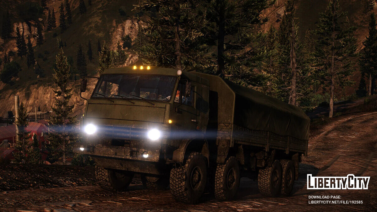 Скачать Kamaz 6350 [Add-On | LODs] 1.0 для GTA 5