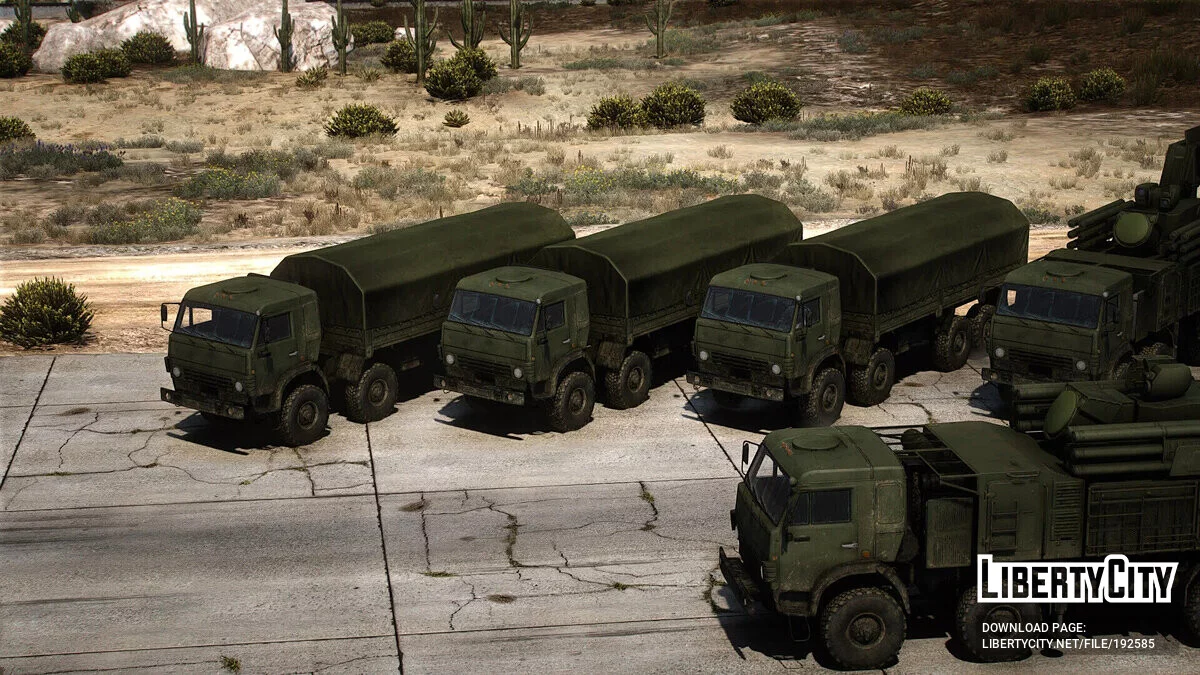 Kamaz 6350 [Add-On | LODs] 1.0 / GTA 5