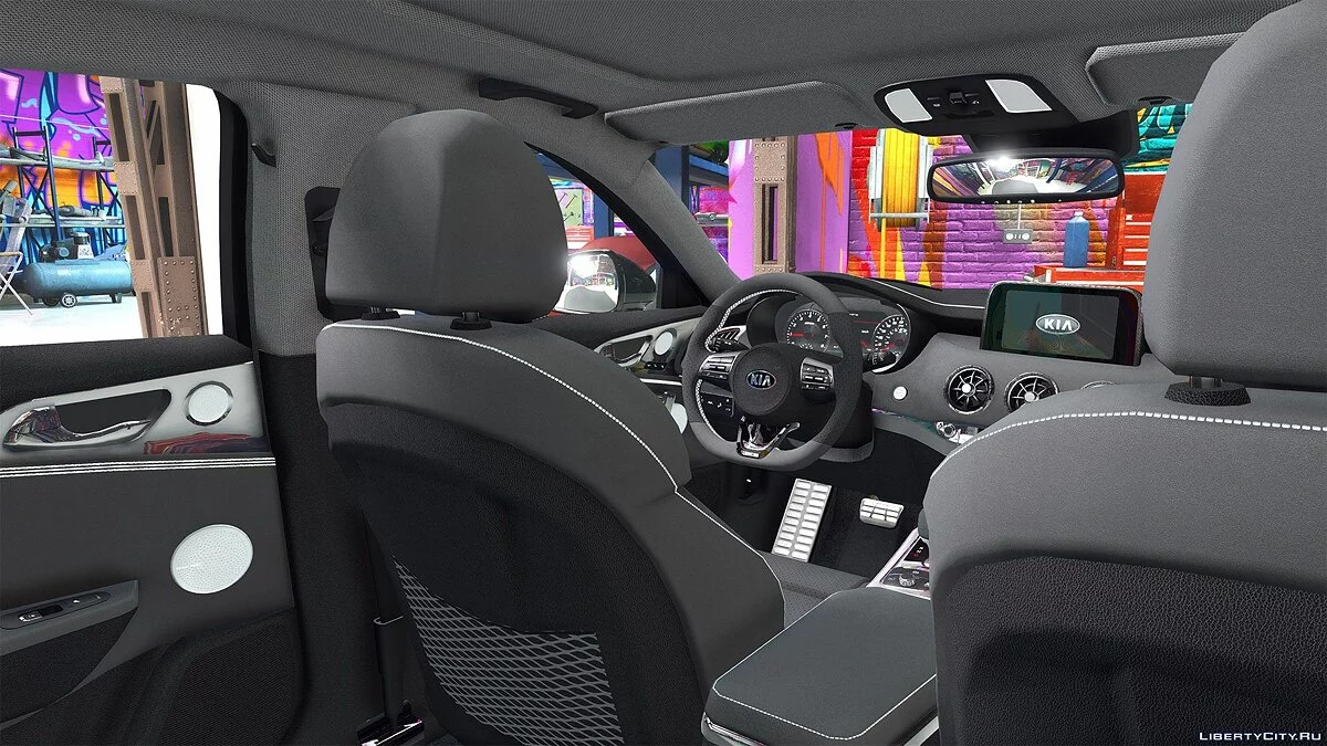 2018 Kia Stinger GT [Add-On (OIV) /Replace /Tuning /Analog-Digital Dials /Animated /Template] v1.2 / GTA 5