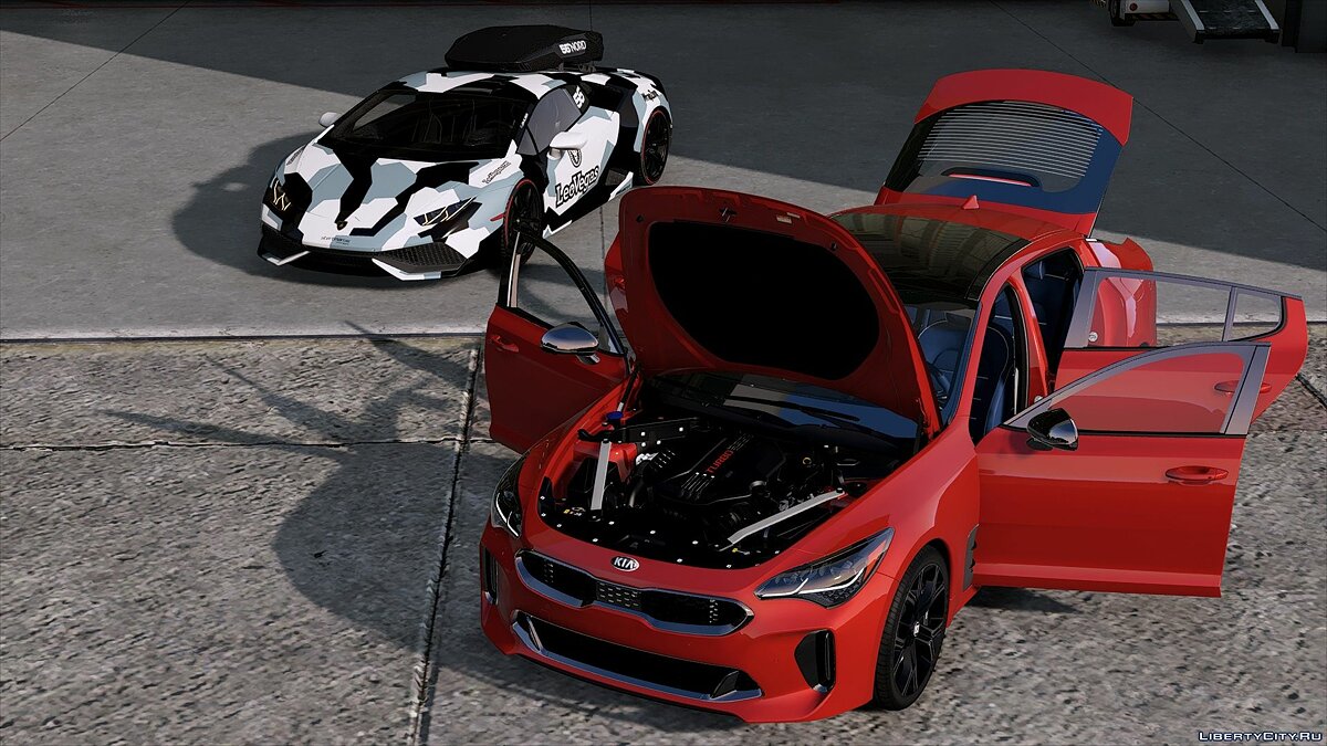 Скачать Kia Stinger GT 2018 1.0 для GTA 5