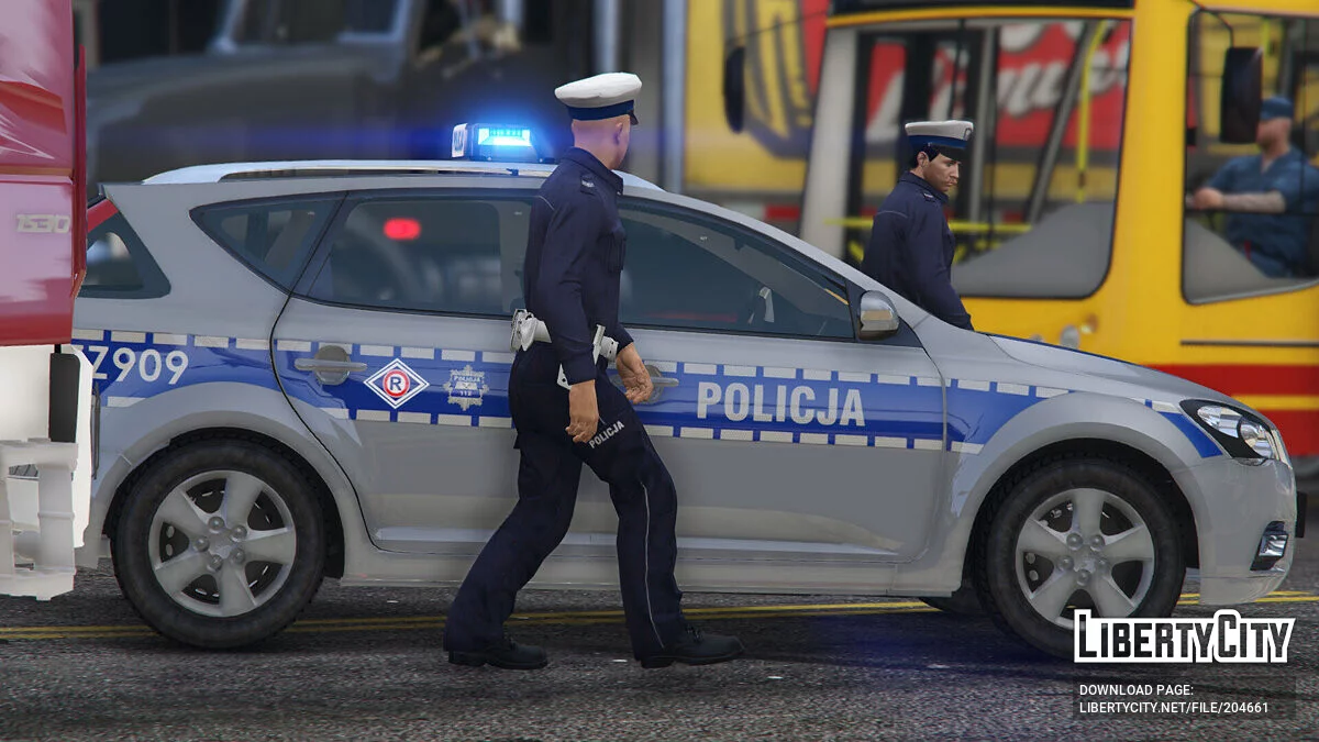 KIA Ceed SW Polish Police v 3.0 / GTA 5