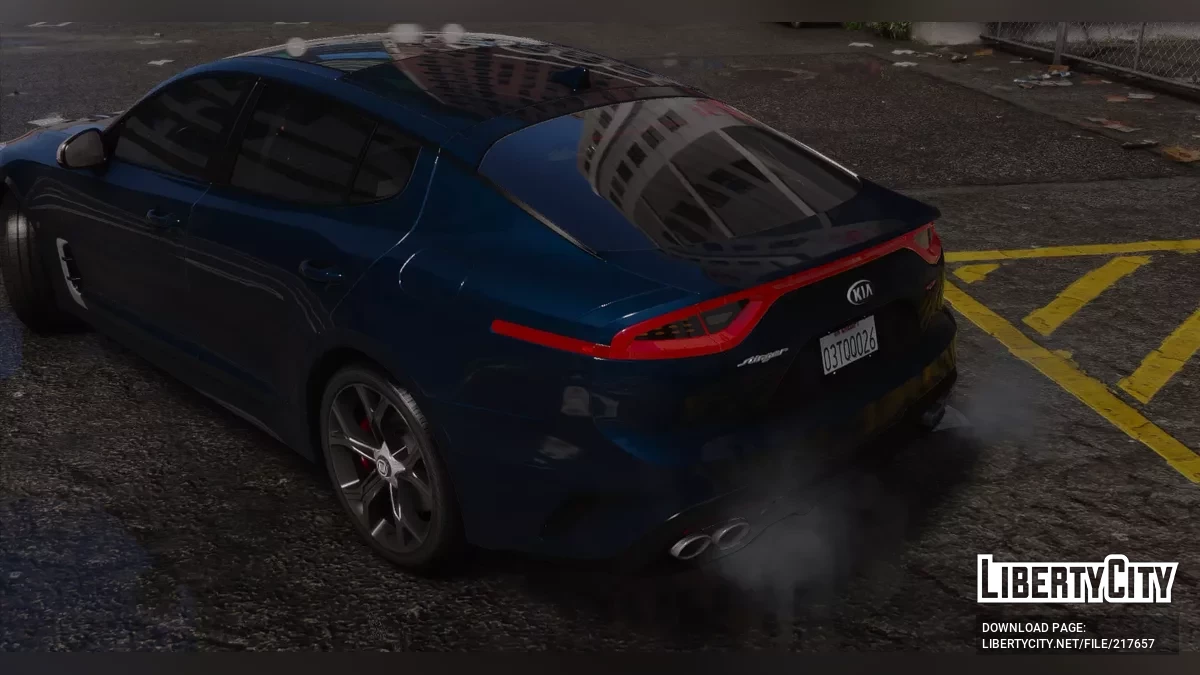 Kia Stinger Unmarked / GTA 5