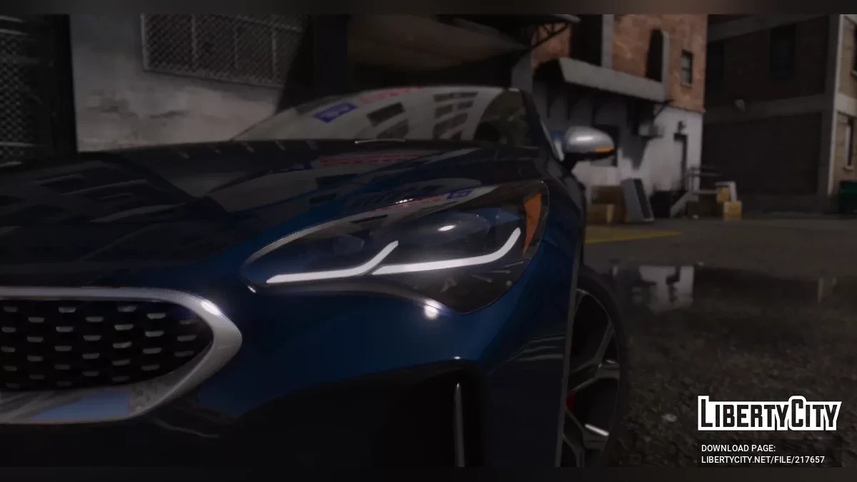 Kia Stinger Unmarked / GTA 5
