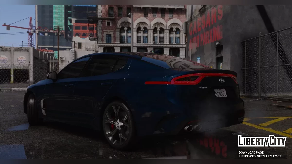 Kia Stinger Unmarked / GTA 5