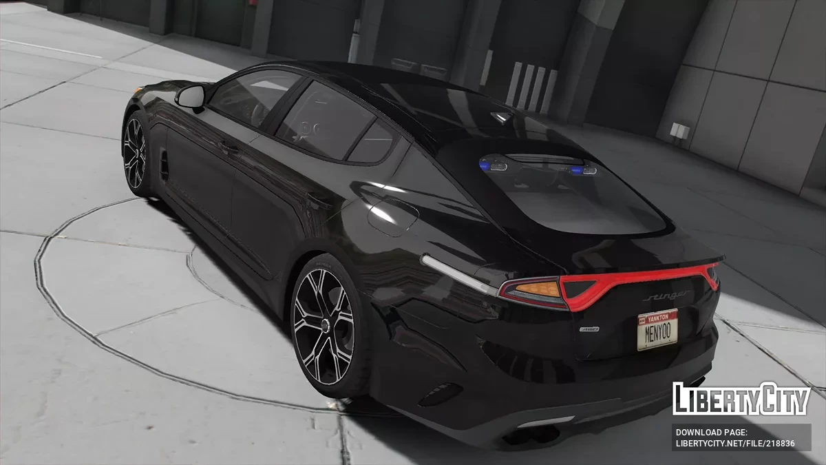 Kia Stinger Unmarked / GTA 5