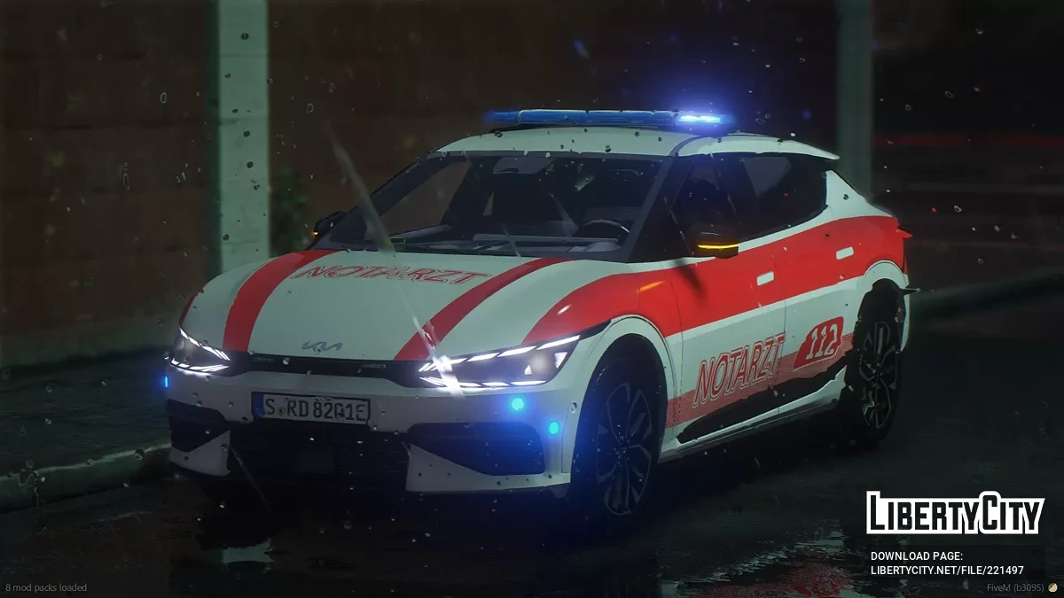 KIA EV-6 Notarzt Stuttgart / GTA 5