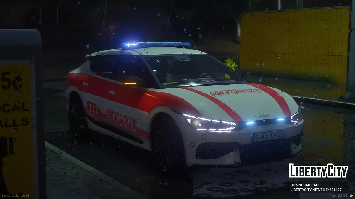 KIA EV-6 Notarzt Stuttgart / GTA 5