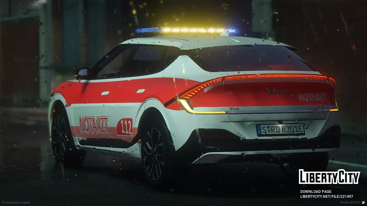 KIA EV-6 Notarzt Stuttgart / GTA 5