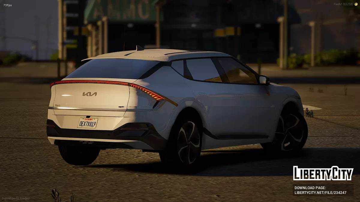 2023 Kia EV6 Unmarked Queensland Fire Department / GTA 5