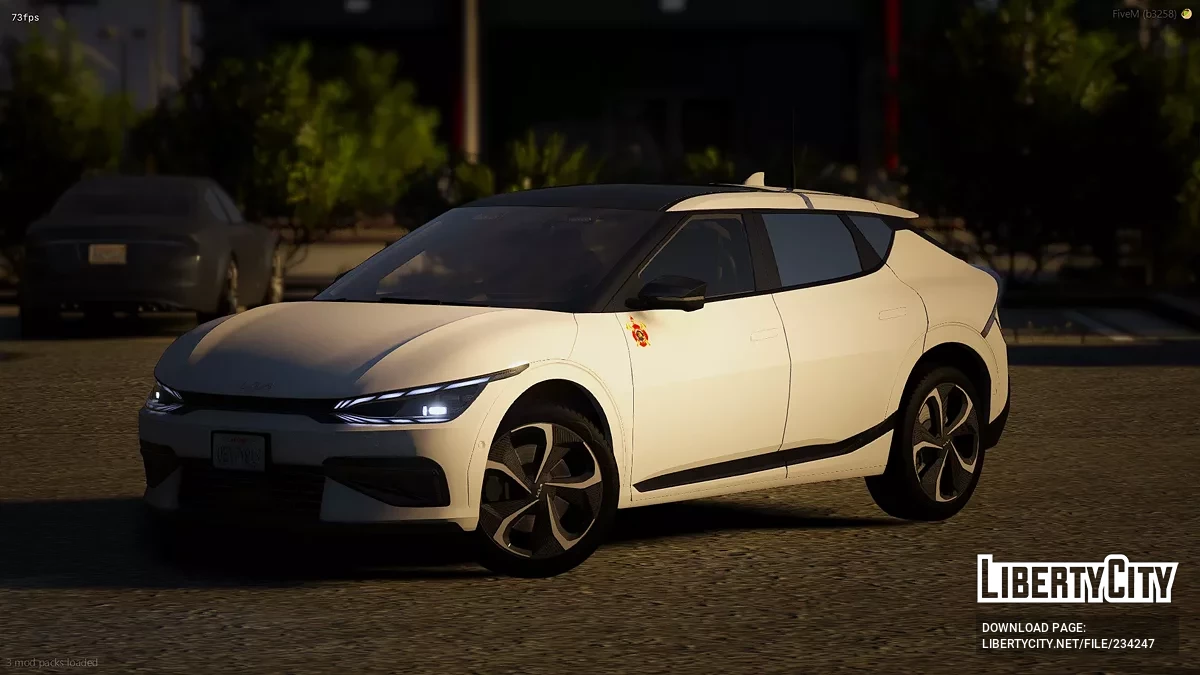 2023 Kia EV6 Unmarked Queensland Fire Department / GTA 5
