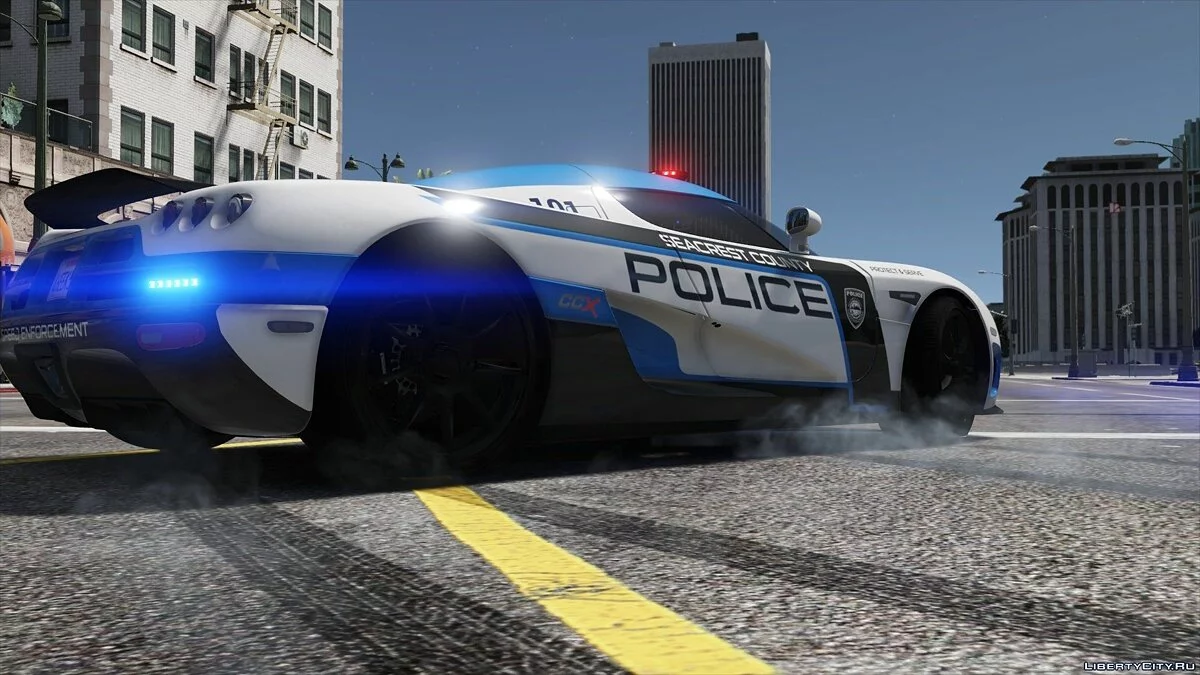 Koenigsegg CCX | Hot Pursuit Police [Add-On / Replace | Template] 1.0 / GTA 5