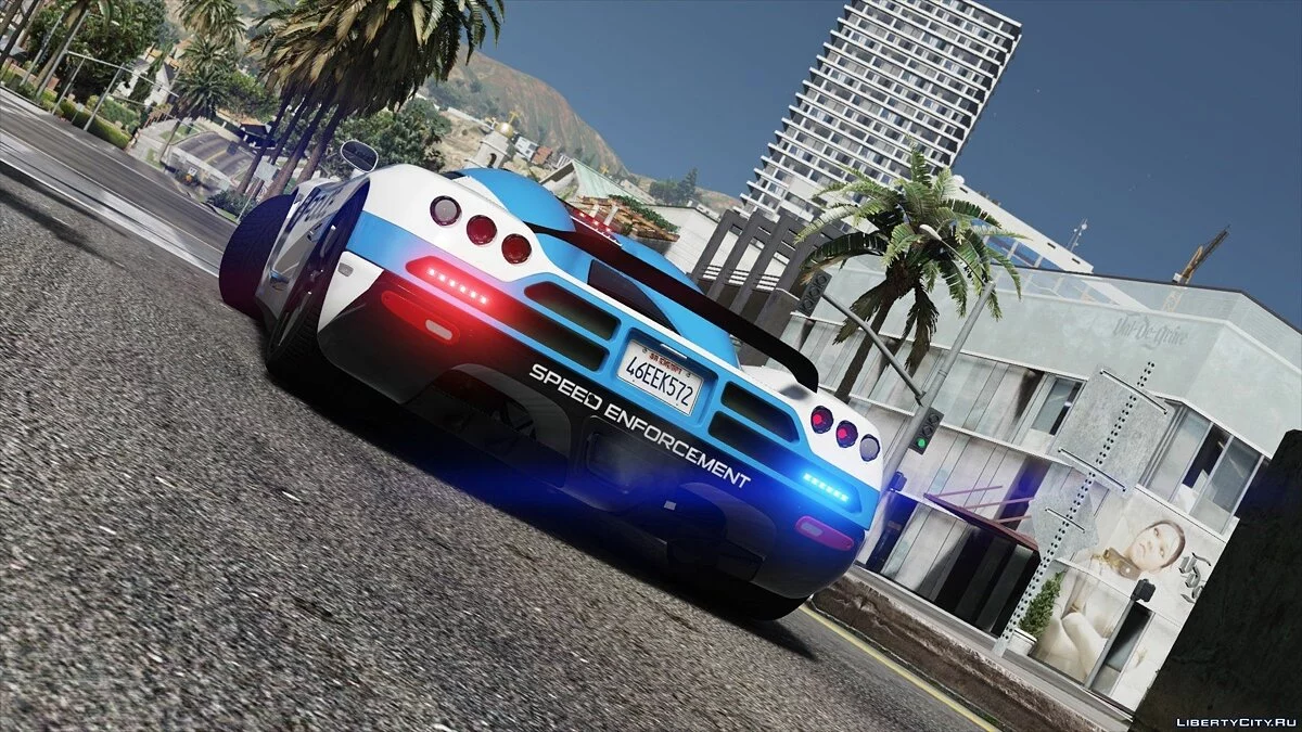 Koenigsegg CCX | Hot Pursuit Police [Add-On / Replace | Template] 1.0 / GTA 5
