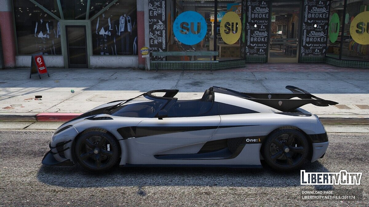 Скачать Koenigsegg Agera One 1 для GTA 5