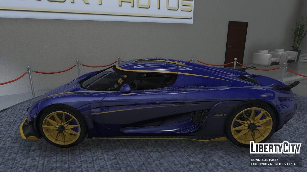 Koenigsegg Regera Gold Editon / GTA 5