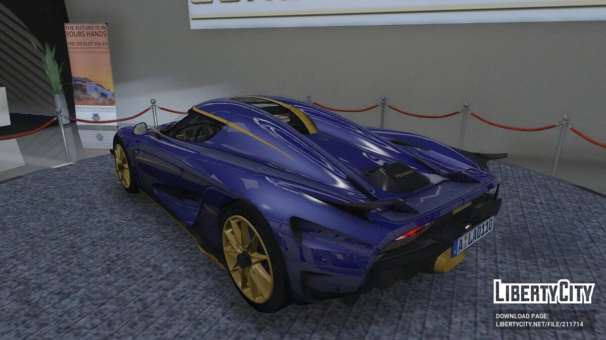 Koenigsegg Regera Gold Editon / GTA 5
