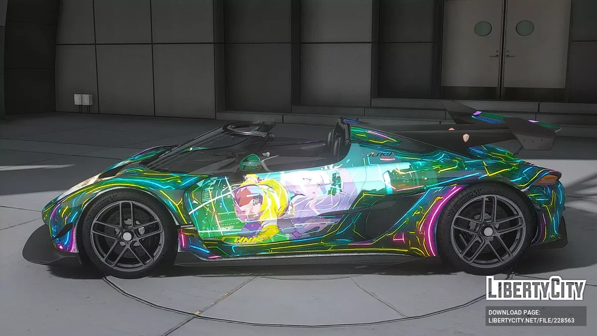 Koenigsegg Jesko Attack 2024 Egde Runners / GTA 5