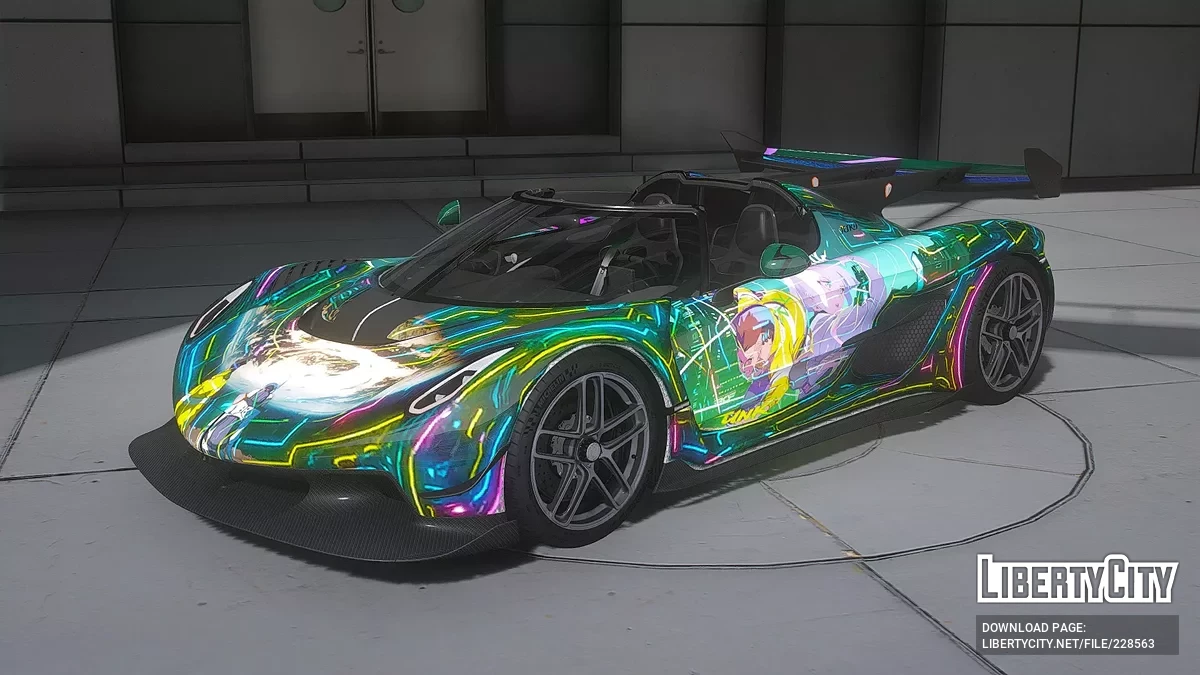 Koenigsegg Jesko Attack 2024 Egde Runners / GTA 5