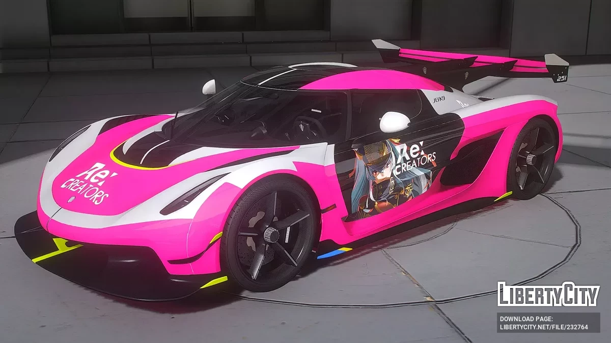 2020 Koenigsegg Jesko Re:Creators / GTA 5