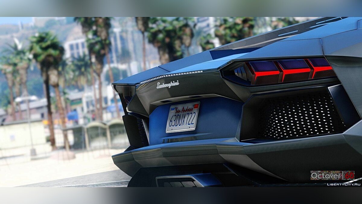 Скачать Lamborghini Aventador [Add-On] 1.3 для GTA 5