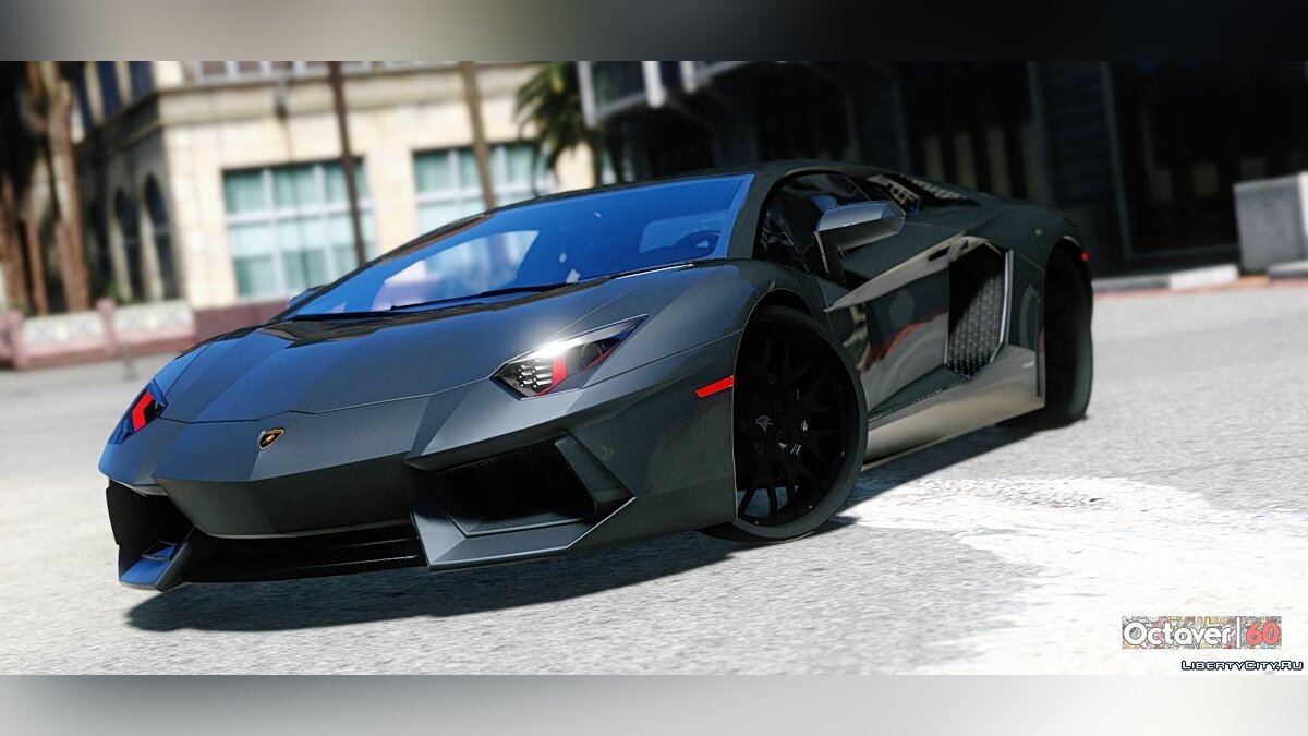 Скачать Lamborghini Aventador [Add-On] 1.3 для GTA 5