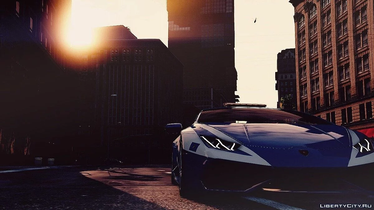 Lamborghini Huracan Italian Police and LAPD 1.1 / GTA 5