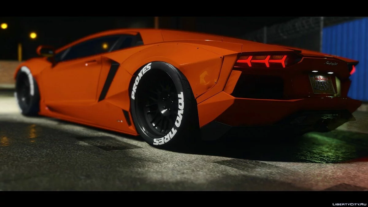 2015 Lamborghini Aventador [Liberty Walk | HQ | Animated Engine | Livery | Tunable | AutoSpoiler] 1.0 / GTA 5