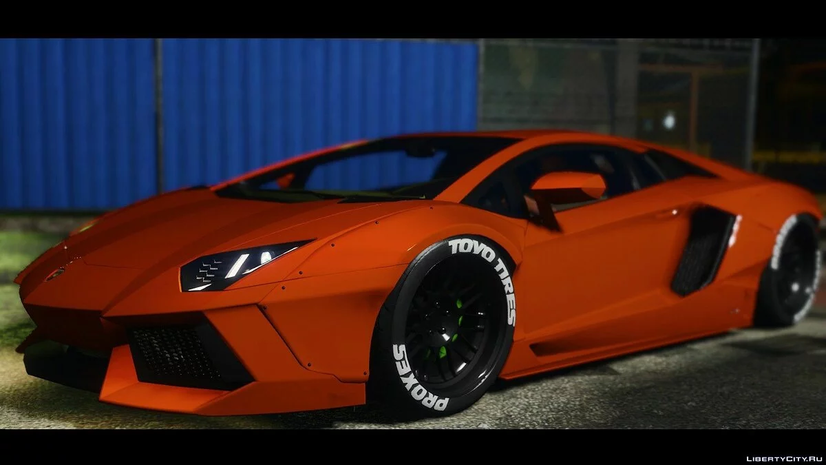 2015 Lamborghini Aventador [Liberty Walk | HQ | Animated Engine | Livery | Tunable | AutoSpoiler] 1.0 / GTA 5