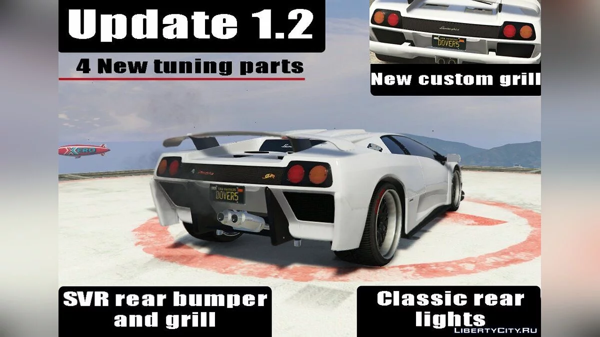 Lamborghini Diablo GTR [Add-On | Tuning | Template] 1.6 / GTA 5