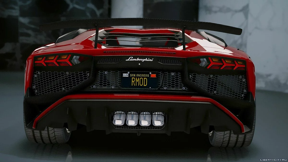 Lamborghini Aventador LP 750-4 SV 2015 [Add-On] 1.2 / GTA 5