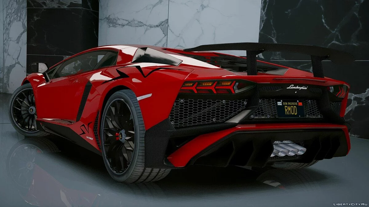 Lamborghini Aventador LP 750-4 SV 2015 [Add-On] 1.2 / GTA 5