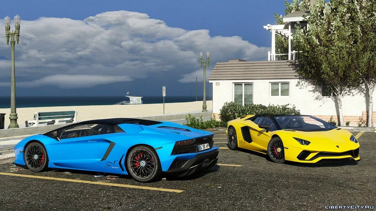 2018 Lamborghini Aventador S Roadster [Add-On | Wipers] 1.1 / GTA 5