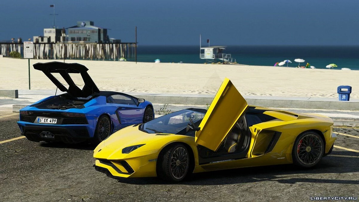 2018 Lamborghini Aventador S Roadster [Add-On | Wipers] 1.2 / GTA 5