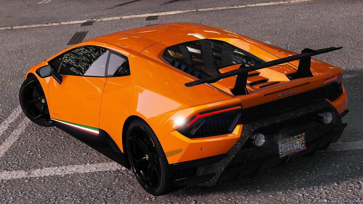 Скачать 2018 Lamborghini Huracan Performante [Add-On / Replace] v1.2 для GTA  5