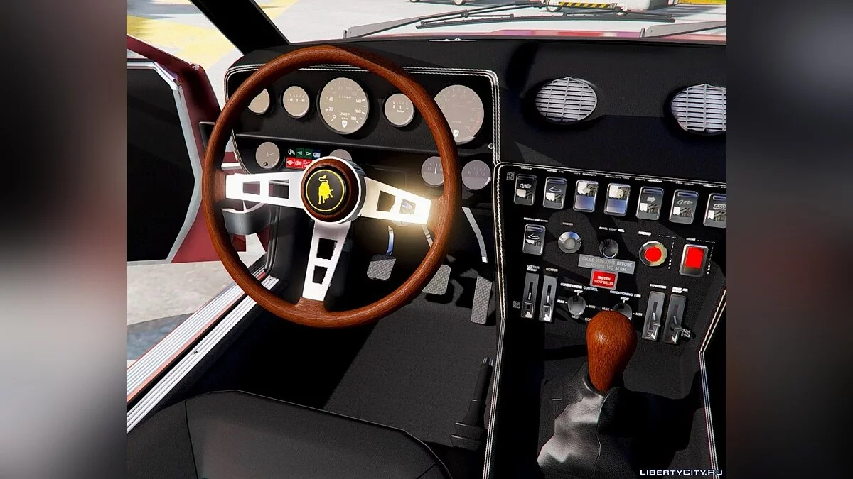 Lamborghini Jarama '76 [ Add-On | Animated Lights | Extras | Dirt ] 1.0 / GTA 5