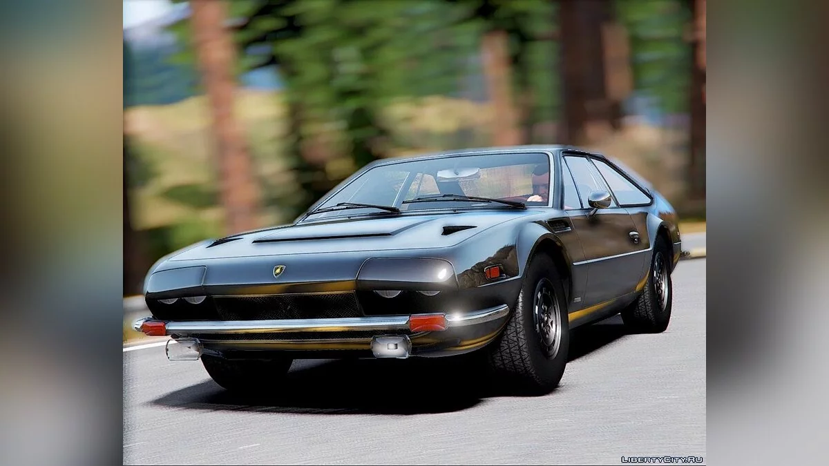 Lamborghini Jarama '76 [ Add-On | Animated Lights | Extras | Dirt ] 1.0 / GTA 5