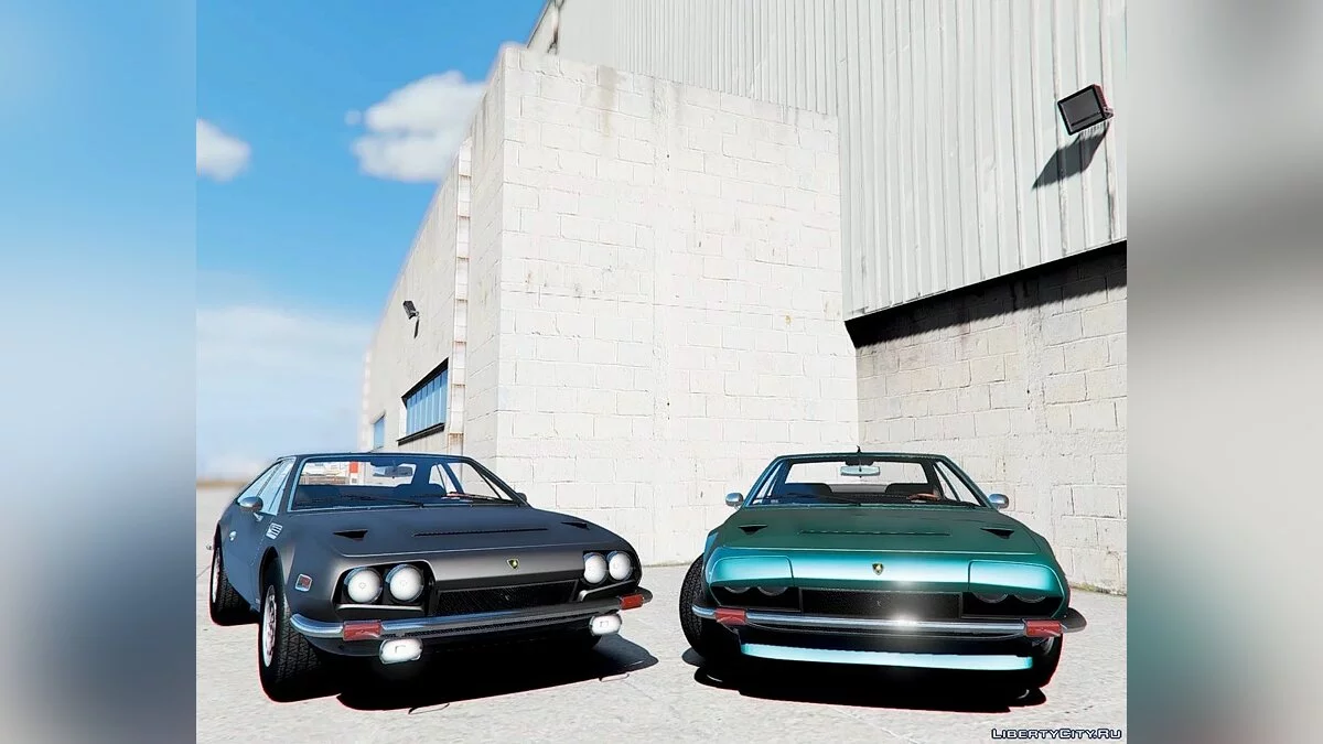 Lamborghini Jarama '76 [ Add-On | Animated Lights | Extras | Dirt ] 1.0 / GTA 5