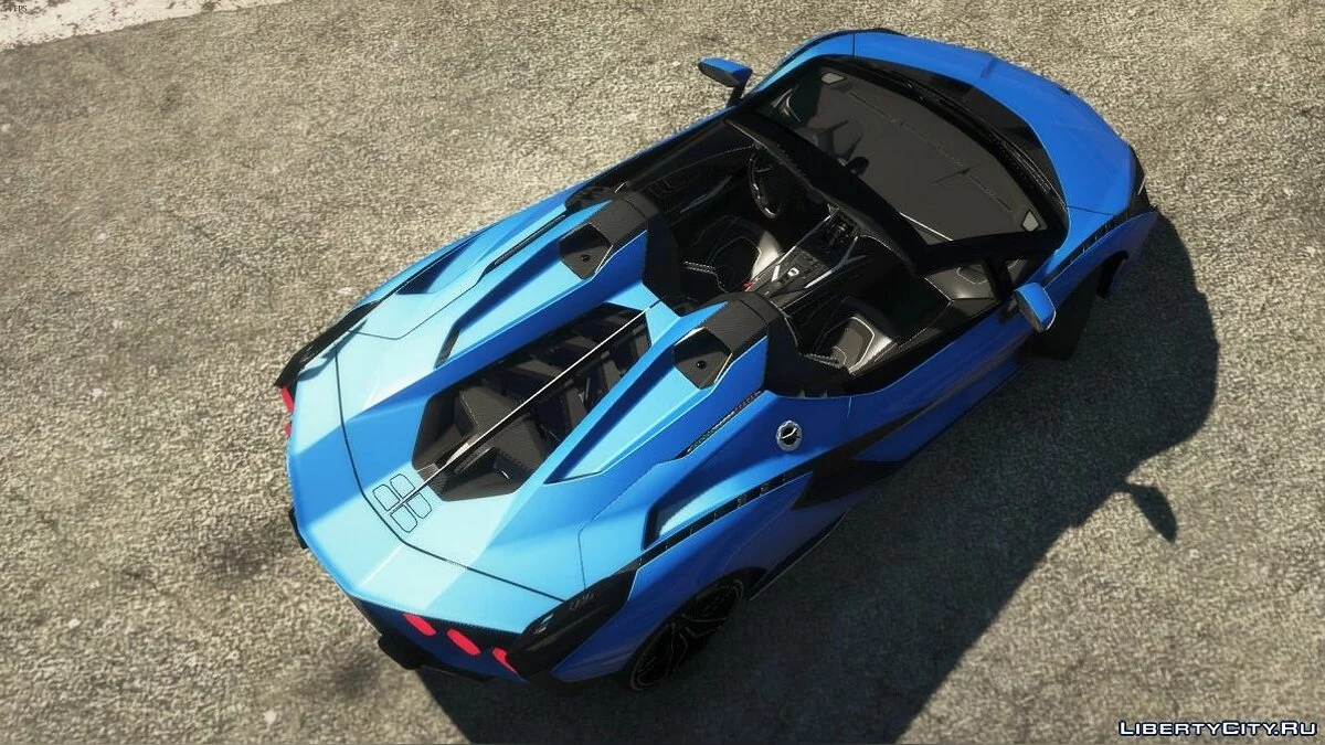 Lamborghini Sian Roadster [Add-On / Replace] 1.1 / GTA 5