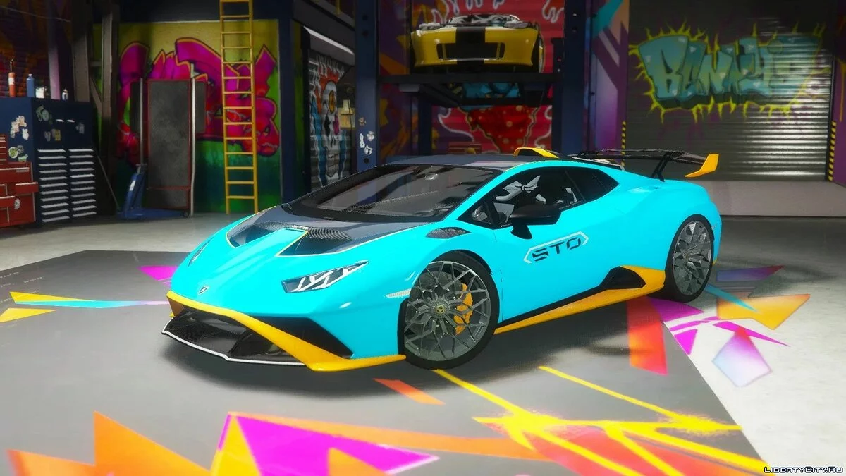 Lamborghini Huracan STO 2021 [Add-On] 1.1 / GTA 5