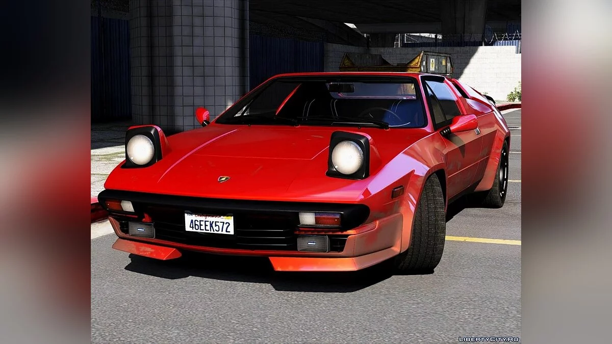 Lamborghini Jalpa 1988 [Add-On | Template | Extras] 1.1 / GTA 5