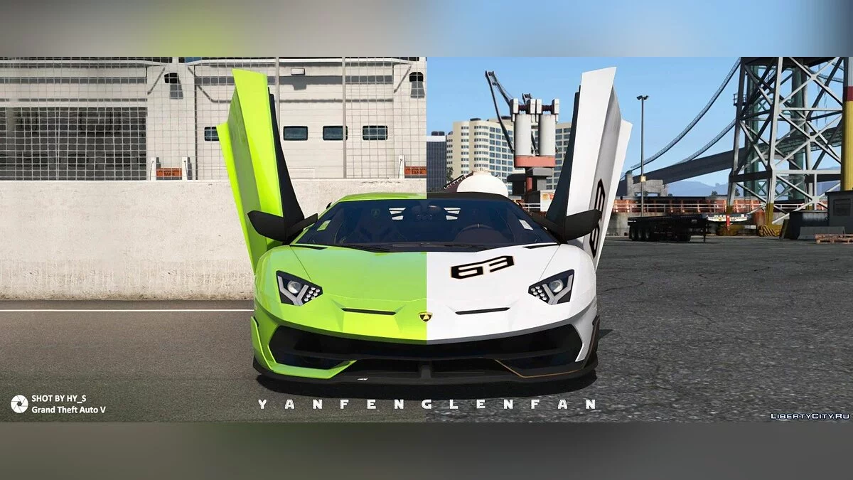 Lamborghini Aventador SVJ / SVJ 63 Anniversary Edition v2.7 FINAL / GTA 5