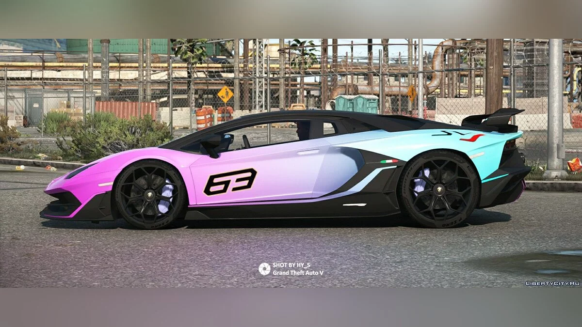 Lamborghini Aventador SVJ / SVJ 63 Anniversary Edition v2.7 FINAL / GTA 5