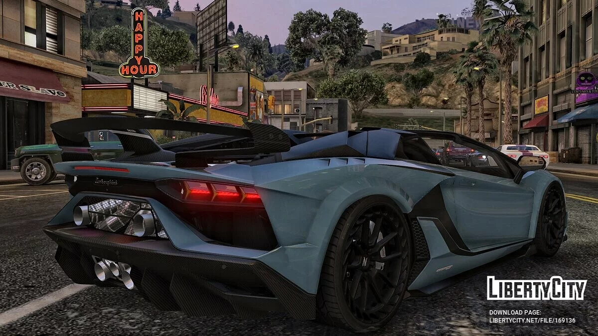 Lamborgini Aventador SVJ Twin turbo / GTA 5