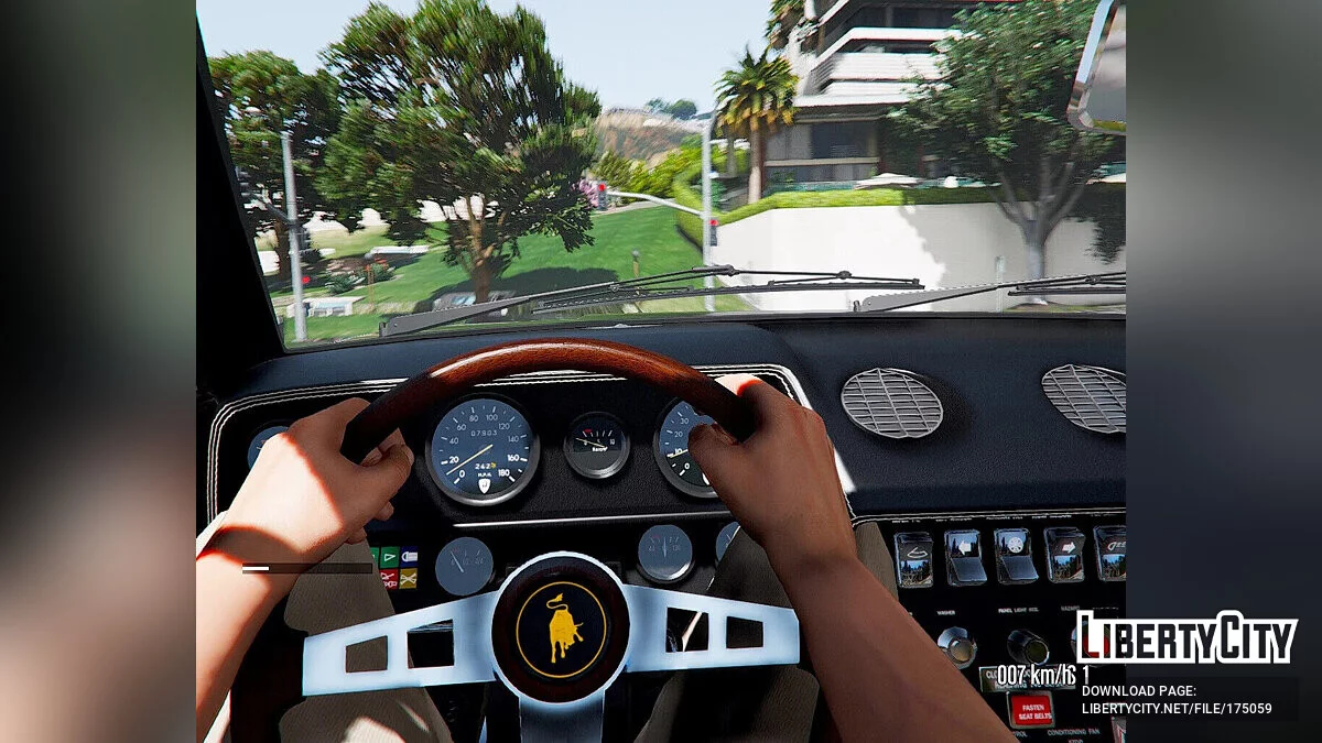 1976 Lamborghini Jarama [Reworked] v1.0 / GTA 5